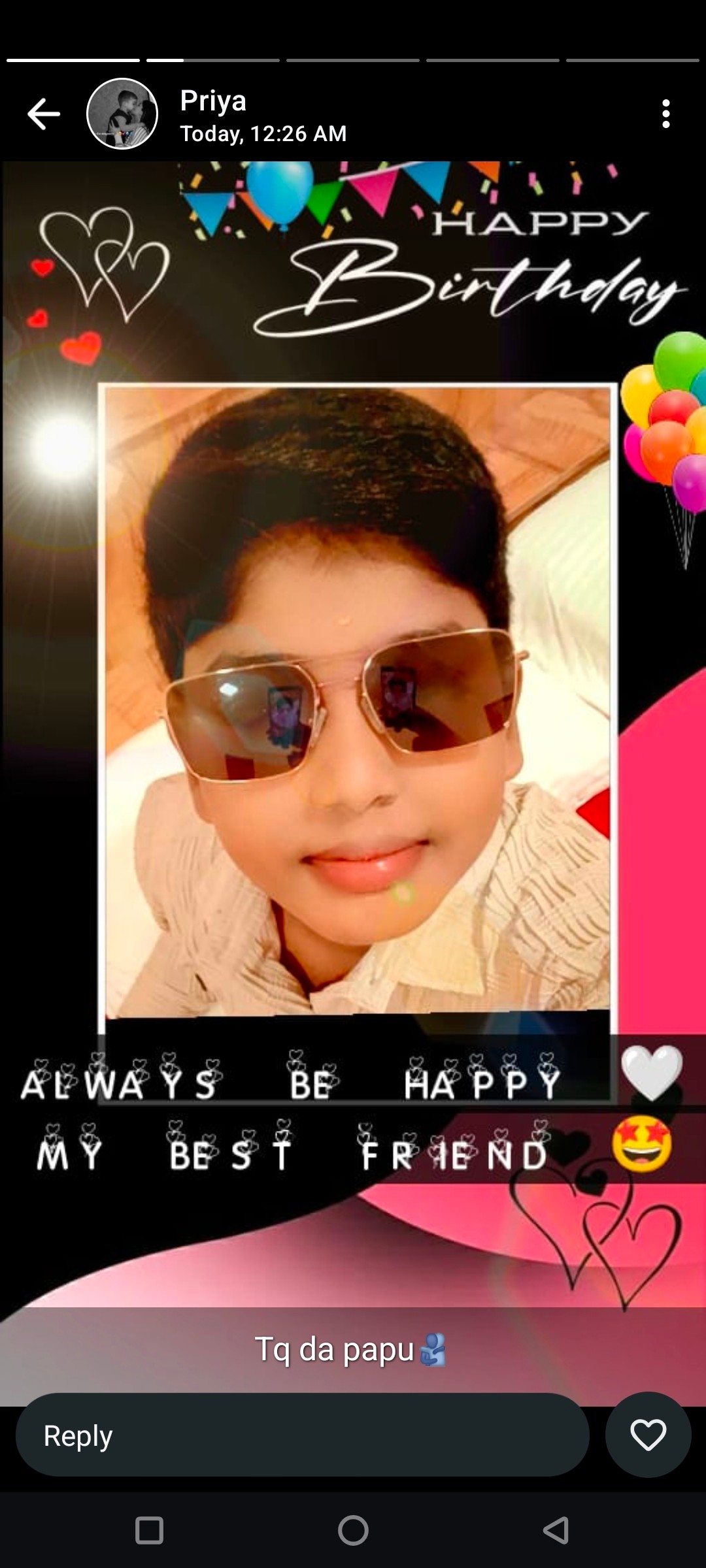 Pavan K. — Left profile