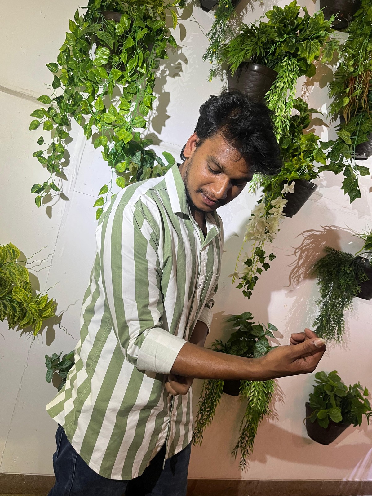 Charan P. — Right profile